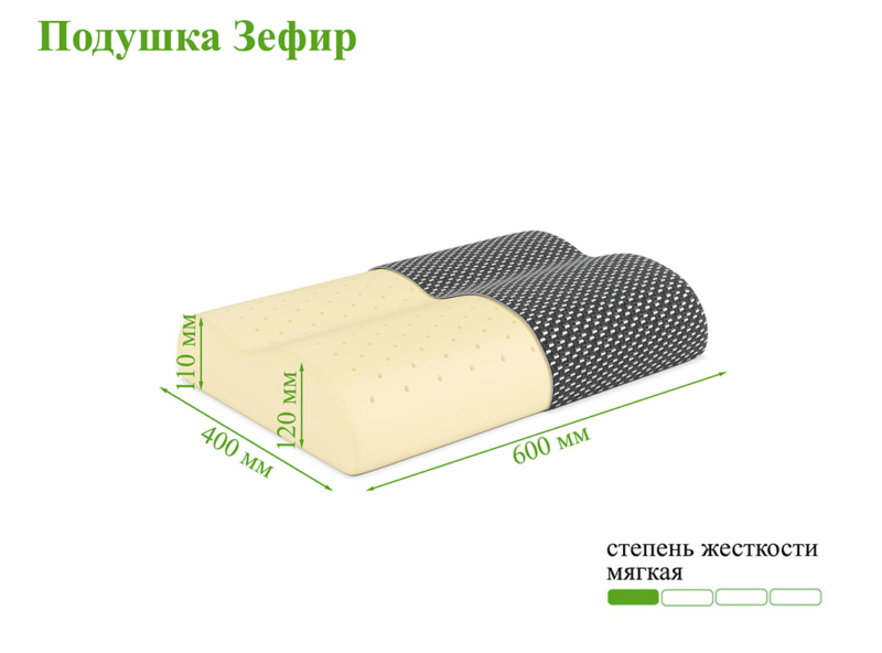 Подушка ЭОС Зефир Black Edition — изображение 3