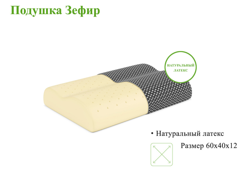 Подушка ЭОС Зефир Black Edition — изображение 4